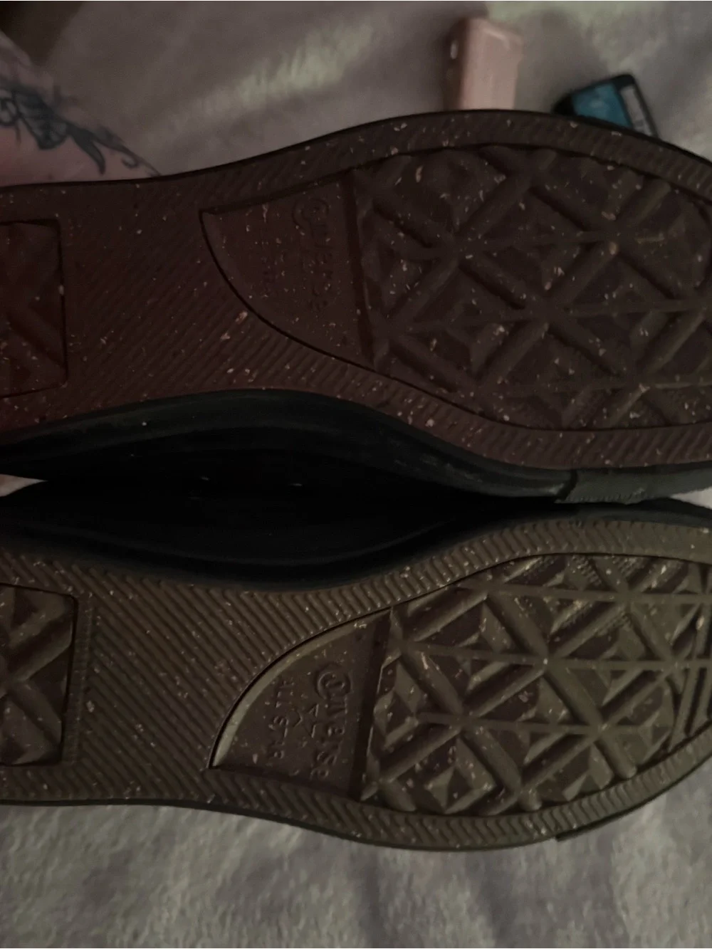 Converse All Black Low-Top Sneakers - Picture 8 of 9